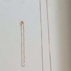 14K  Gold Necklace and Bracelet set